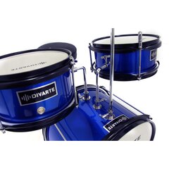 Набор детских барабанов из 3 частей Divarte Kid Drumset BL цена и информация | Ударные инструменты | pigu.lt