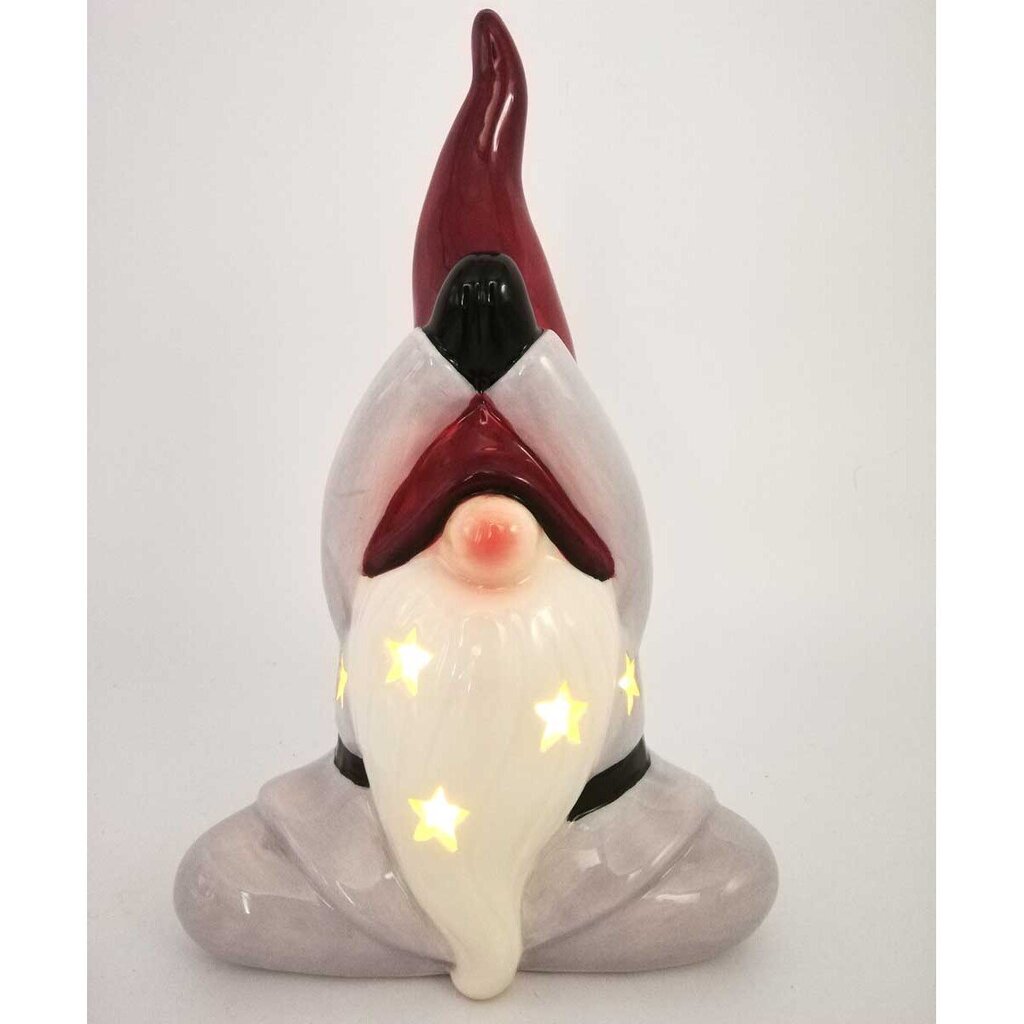 Kalėdinė dekoracija Nykštukas su LED kaina ir informacija | Kalėdinės dekoracijos | pigu.lt