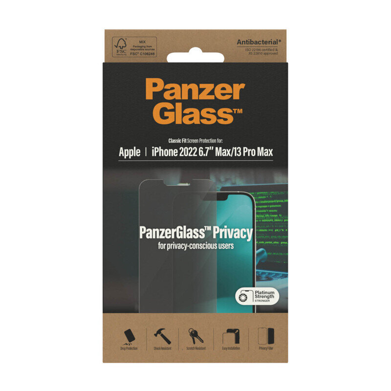 PanzerGlass iPhone 14 Plus/13 Pro Max цена и информация | Apsauginės plėvelės telefonams | pigu.lt