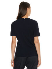Tommy Hilfiger marškinėliai moterims 50070, juodi цена и информация | Футболка женская | pigu.lt