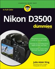 Nikon D3500 For Dummies цена и информация | Книги по фотографии | pigu.lt