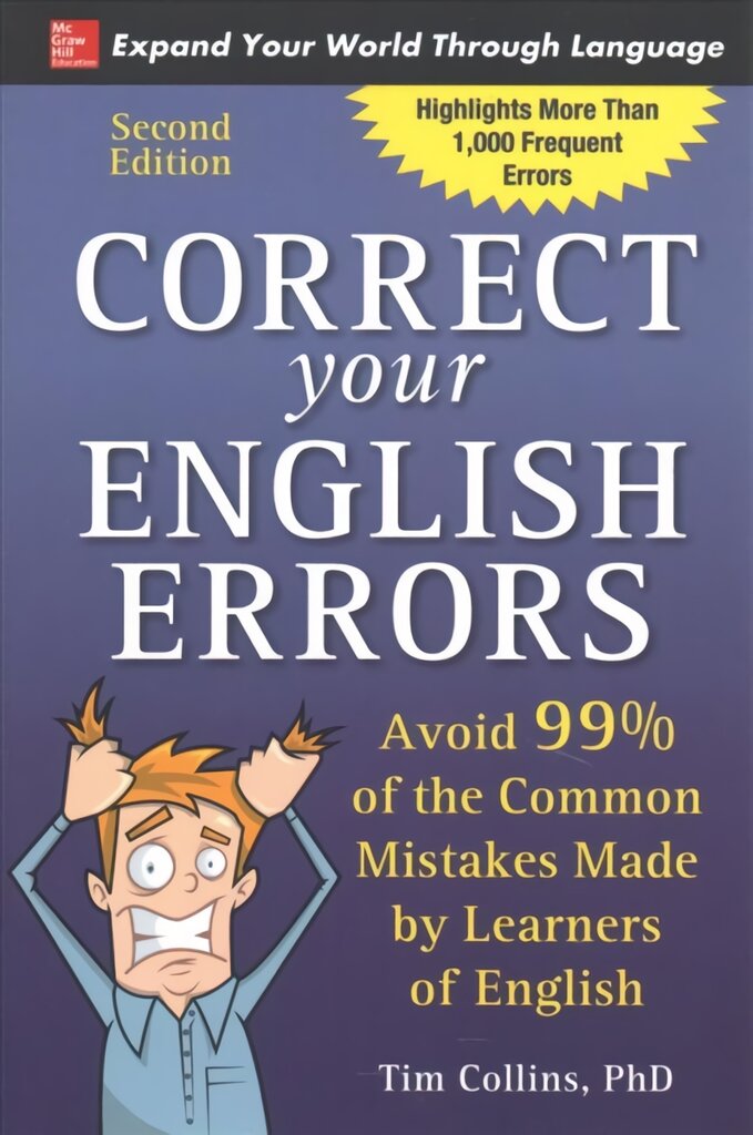 Correct Your English Errors, Second Edition 2nd edition kaina ir informacija | Užsienio kalbos mokomoji medžiaga | pigu.lt