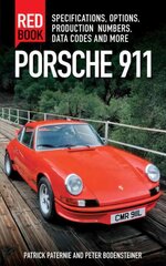 Porsche 911 Red Book: Specifications, Options, Production Numbers, Data Codes and More 3rd edition цена и информация | Путеводители, путешествия | pigu.lt