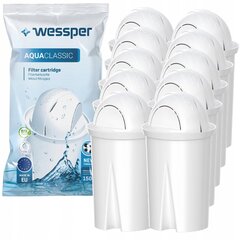 Wessper AquaClassic, 10 шт. цена и информация | Фильтры для воды | pigu.lt