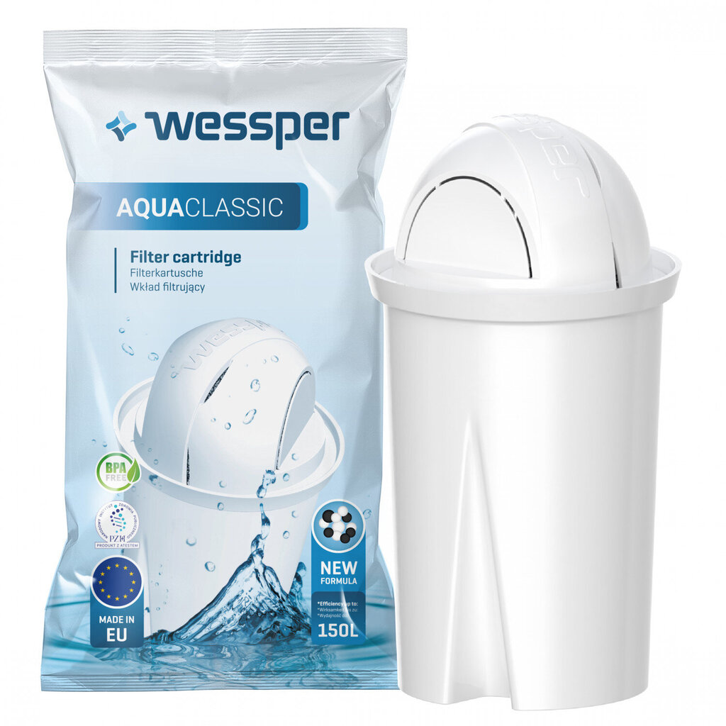 Wessper AquaClassic, 5 vnt. kaina ir informacija | Vandens filtrai | pigu.lt