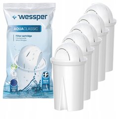 Wessper AquaClassic, 5 шт. цена и информация | Фильтры для воды | pigu.lt