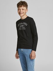 Jack & Jones marškinėliai berniukams 12190513, juodi kaina ir informacija | Marškinėliai berniukams | pigu.lt