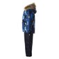 Žiemos rūbų komplektas berniukams Huppa Winter 41480030*22335, mėlynas цена и информация | Striukės berniukams | pigu.lt