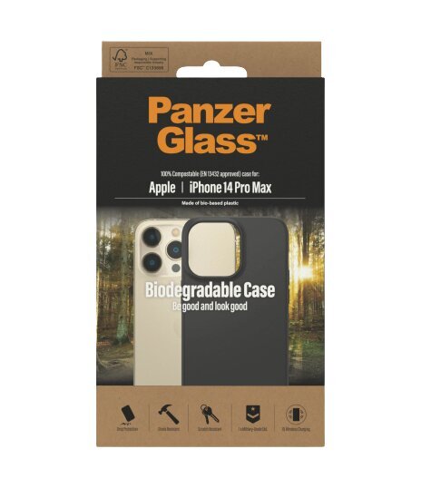 PanzerGlass Biodegradable Apple Phone 14 Pro Max цена и информация | Telefono dėklai | pigu.lt