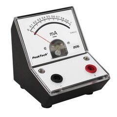 Analoginis amperemetras PeakTech® P 205-03, - 0 ... 1mA DC kaina ir informacija | Mechaniniai įrankiai | pigu.lt