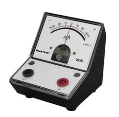 Analoginis galvanometras PeakTech® P 205-08, +/- 35μA DC kaina ir informacija | Mechaniniai įrankiai | pigu.lt