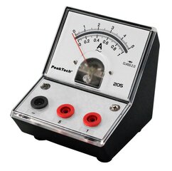 Analoginis amperemetras PeakTech® P 205-09, - 0 ... 1A/ 5A ac kaina ir informacija | Mechaniniai įrankiai | pigu.lt