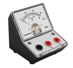 Analoginis voltmetras PeakTech® P 205-12, - 0 ... 30V / 60V kintamoji srovė kaina ir informacija | Mechaniniai įrankiai | pigu.lt