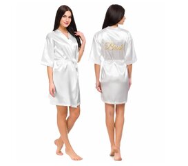 Moteriškas chalatas "Bride white цена и информация | Женские халаты | pigu.lt