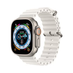 Beep Ocean Band Watch Band White kaina ir informacija | Išmaniųjų laikrodžių ir apyrankių priedai | pigu.lt