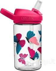 Детская бутылочка с трубочкой Camelbak Eddy+ Kids Butterflies, 400 ml цена и информация | Фляги для воды | pigu.lt