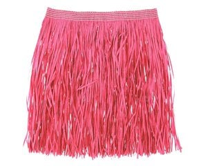 Юбка гавайская, длина 40 см, цвет розовый HA-SHRO 4689 цена и информация | Карнавальные костюмы | pigu.lt