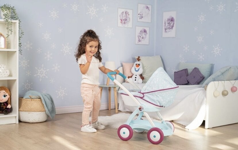 Vežimėlis lėlėms Frozen kaina ir informacija | Žaislai mergaitėms | pigu.lt