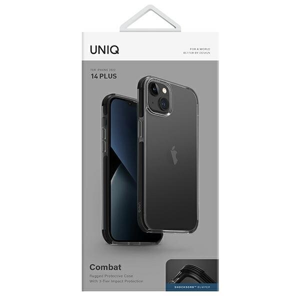 Uniq Combat Case, juodas kaina ir informacija | Telefono dėklai | pigu.lt