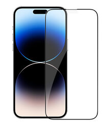 Grūdinto stiklo ekrano apsauga Soundberry Superior 5D skirtas Apple iPhone 14 Pro Max kaina ir informacija | Apsauginės plėvelės telefonams | pigu.lt