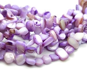 Gėlavandenio perlo kriauklės karoliukai, alyviniai, 5x8-10x25mm, juosta kaina ir informacija | Papuošalų gamybai, vėrimui | pigu.lt