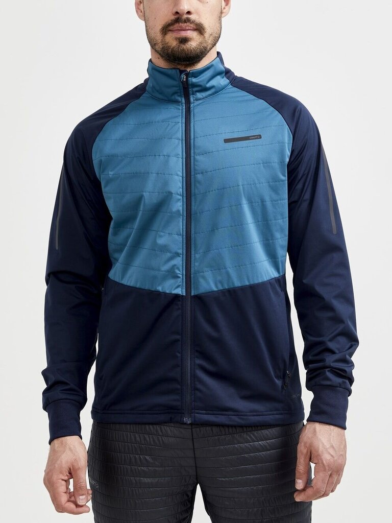 Vyriška slidinėjimo striukė Craft ADV Storm Jacket M, tamsiai mėlynos spalvos цена и информация | Sportinė apranga vyrams | pigu.lt