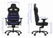 Žaidimų kėdė Vertagear VG-PL4500, juoda kaina ir informacija | Biuro kėdės | pigu.lt