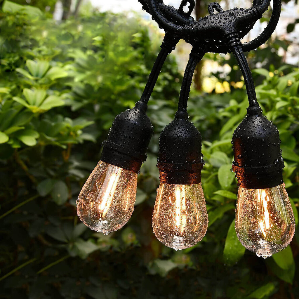 Lauko lempučių girlianda Tonro Drop, 100 m kaina ir informacija | Girliandos | pigu.lt