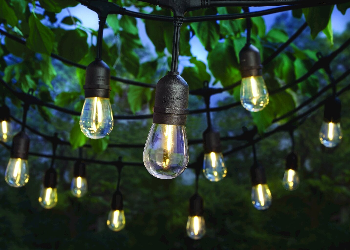 Lauko lempučių girlianda Tonro Drop, 100 m kaina ir informacija | Girliandos | pigu.lt
