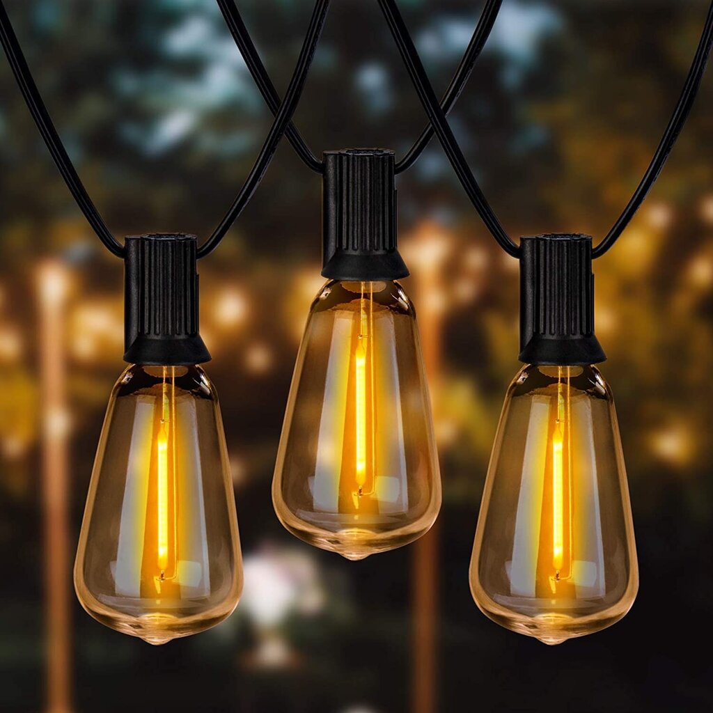 Lauko lempučių girlianda Tonro Retro, 100 m kaina ir informacija | Girliandos | pigu.lt