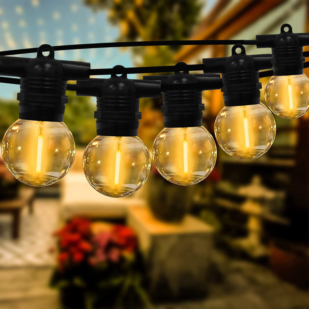 Lauko lempučių girlianda Tonro Glow, 50 m цена и информация | Girliandos | pigu.lt
