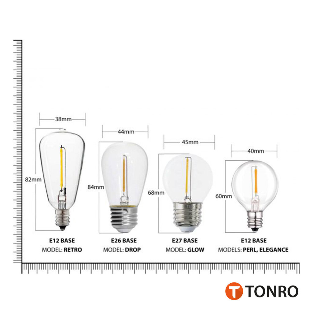 Lauko lempučių girlianda Tonro Perl, 50 m kaina ir informacija | Girliandos | pigu.lt