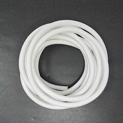 Tekstilinis kabelis 3m 2x0,75mm2 baltas 70245 kaina ir informacija | Kabeliai ir laidai | pigu.lt