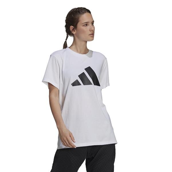 Marškinėliai moterims Adidas Performance GU9697, balti kaina ir informacija | Marškinėliai moterims | pigu.lt