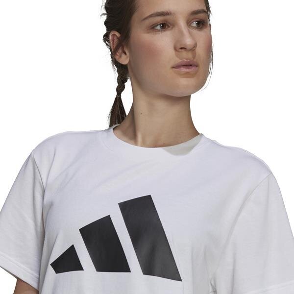 Marškinėliai moterims Adidas Performance GU9697, balti kaina ir informacija | Marškinėliai moterims | pigu.lt
