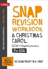 Christmas Carol: AQA GCSE 9-1 English Literature Workbook: Ideal for Home Learning, 2022 and 2023 Exams цена и информация | Книги для подростков  | pigu.lt