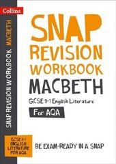 Macbeth: AQA GCSE 9-1 English Literature Workbook: Ideal for Home Learning, 2022 and 2023 Exams цена и информация | Книги для подростков и молодежи | pigu.lt