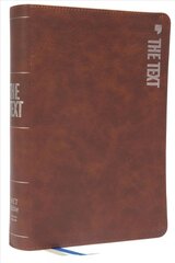NET, The TEXT Bible, Leathersoft, Brown, Comfort Print: Uncover the message between God, humanity, and you цена и информация | Книги для подростков и молодежи | pigu.lt