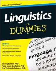 Linguistics For Dummies kaina ir informacija | Užsienio kalbos mokomoji medžiaga | pigu.lt