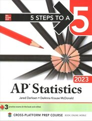 5 Steps to a 5: AP Statistics 2023 kaina ir informacija | Ekonomikos knygos | pigu.lt