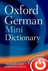 Oxford German Mini Dictionary 5th Revised edition kaina ir informacija | Užsienio kalbos mokomoji medžiaga | pigu.lt