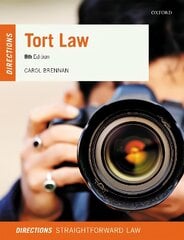 Tort Law Directions 8th Revised edition kaina ir informacija | Ekonomikos knygos | pigu.lt