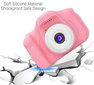 Vaikiškas fotoaparatas - skaitmeninė kamera FantasyHome, rožinis kaina ir informacija | Žaislai mergaitėms | pigu.lt