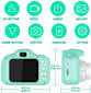 Vaikiškas fotoaparatas - skaitmeninė kamera FantasyHome, žalias цена и информация | Lavinamieji žaislai | pigu.lt