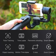 Стабилизатор для камеры телефона, Gimbal, трёхосевой steadicam цена и информация | Аксессуары для телефонов | pigu.lt