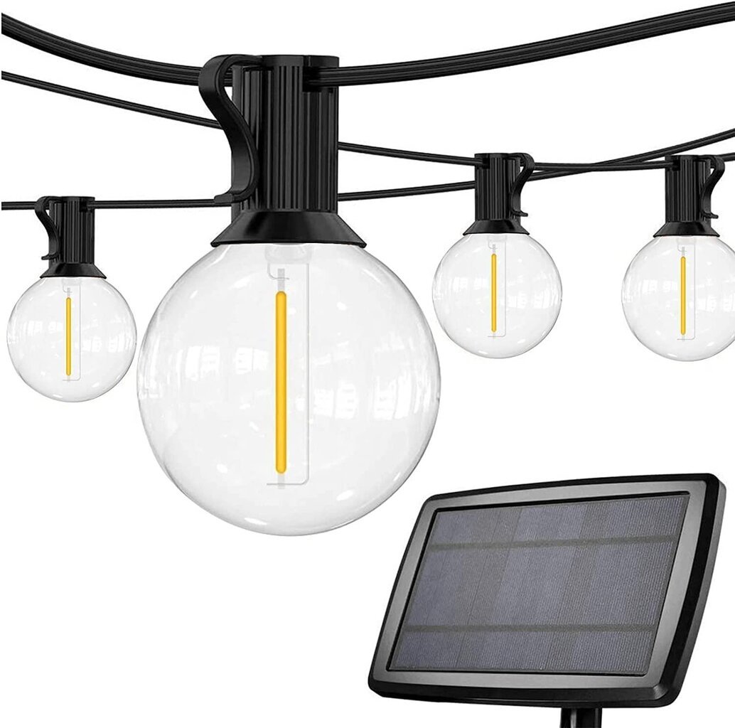 LED saulės lauko girlianda G.LUX GR-LED-SOLAR STRING-3 10M/10LH/10x0.5W kaina ir informacija | Lauko šviestuvai | pigu.lt