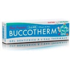Vaikiška dantų pasta Buccotherm BIO, braškinė 2-6 m. цена и информация | Зубные щетки, пасты | pigu.lt