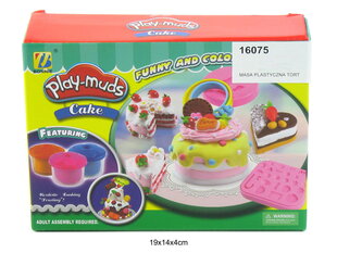 Rinkinys, plastilinas su formelėmis. Cake (16075) 2162 kaina ir informacija | PlayMe Vaikams ir kūdikiams | pigu.lt