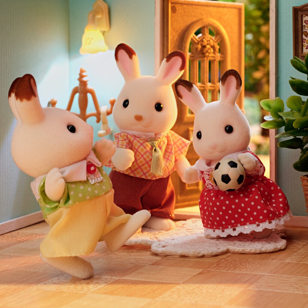 Triušiukų šeimynėlė Sylvanian Families kaina ir informacija | Žaislai mergaitėms | pigu.lt