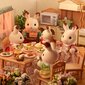 Triušiukų šeimynėlė Sylvanian Families цена и информация | Žaislai mergaitėms | pigu.lt